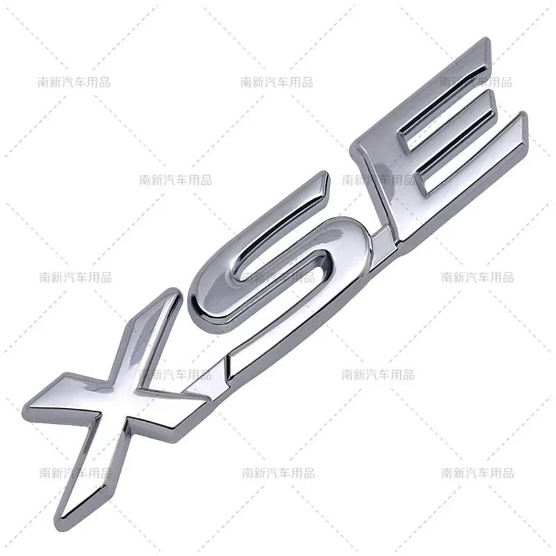 3D Metal XSE XLE SE LE Letters Rear Trunk Emblem Badge Car Sticker For Toyota CAMERY YARIS RAV4 COROLLA EX CROWN Accessories