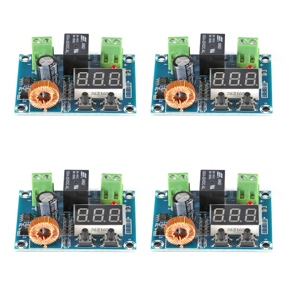 DC 6-60V Battery Low Voltage Disconnect Protection Replacement for Lithium Battery Undervoltage Protection Module 0.1 Accuracy