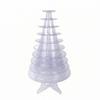 Macaron-Ständer stapelbar 10-stöckig transparent für Bäckereien