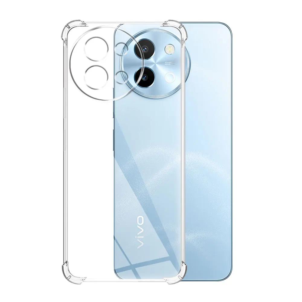 For Vivo Y58 5G Y36C Case Clear Silicone Soft Phone Case For Vivo Y37 Pro Y36C Y200 GT Transparent Shockproof Protect Back Cover