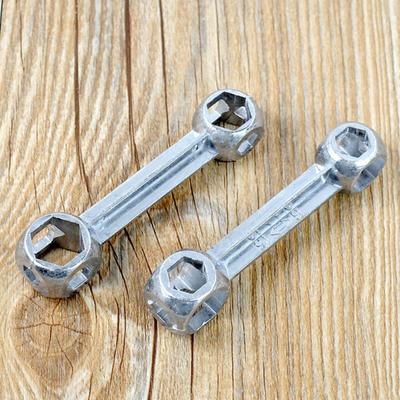 1/2/3/4/5Pcs 10-In-1 Multi-function Bicycle Wrench 6-15MM Bone Shape Hexagon Holes Torque Wrench Cycling Bike Repair Spanner Tool