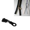 20 Stück Metalllegierung Schieber Größe #5 Reißverschluss Reparatur Ersatz-Set (Schwarz)