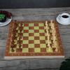 Portable Wooden Chessboard Folding Board Chess Game For Party Family Activities (39*20*4cm)