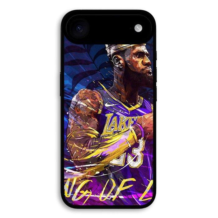Coque de téléphone - MANIACASE - iPhone 17 Air - Silicone - Souple - Lebron James Ling Lakers