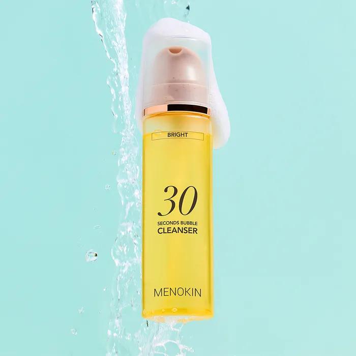 Menokine 30 second bubble cleanser bright