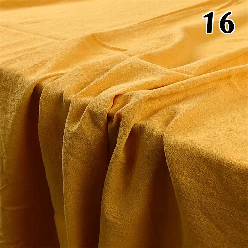 100x138cm Summer Thin Sand Washing Imitation Linen Fabric Washed Cotton Fabric DIY Sewing Hanfu Dress Shirts Background Cloth