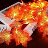 Fairy LED String Lights Maple Leaf Red Berry Ivy Vine Wreath Garland Light For Xmas Wedding Home Courtyard Indoor Party Romantic Atmosphere Decoration