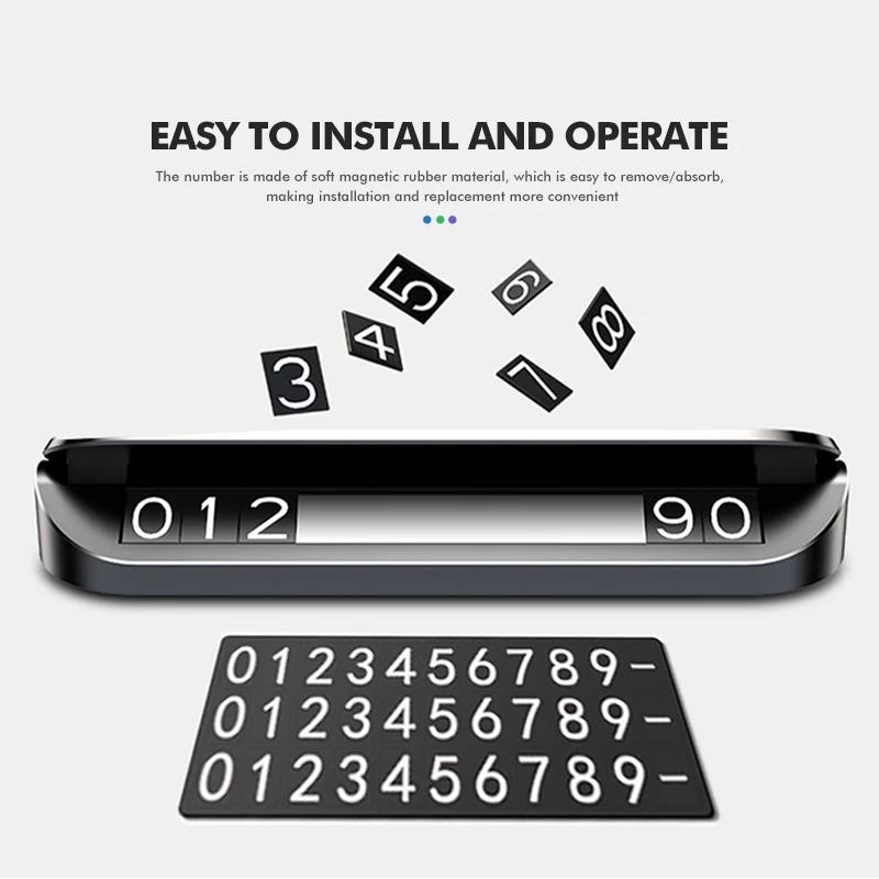 2025 Hot Car Temporary Parking Sign Phone Number Temporary Parking Sign For Mazda Axela Atenza CX9 MX3 MX5 RX8 RX7 MX30 CX30