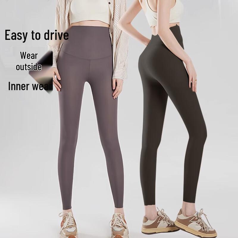 Pantaloni da Yoga da Donna Senza Cuciture in Seta di Ghiaccio a Forma di Squalo