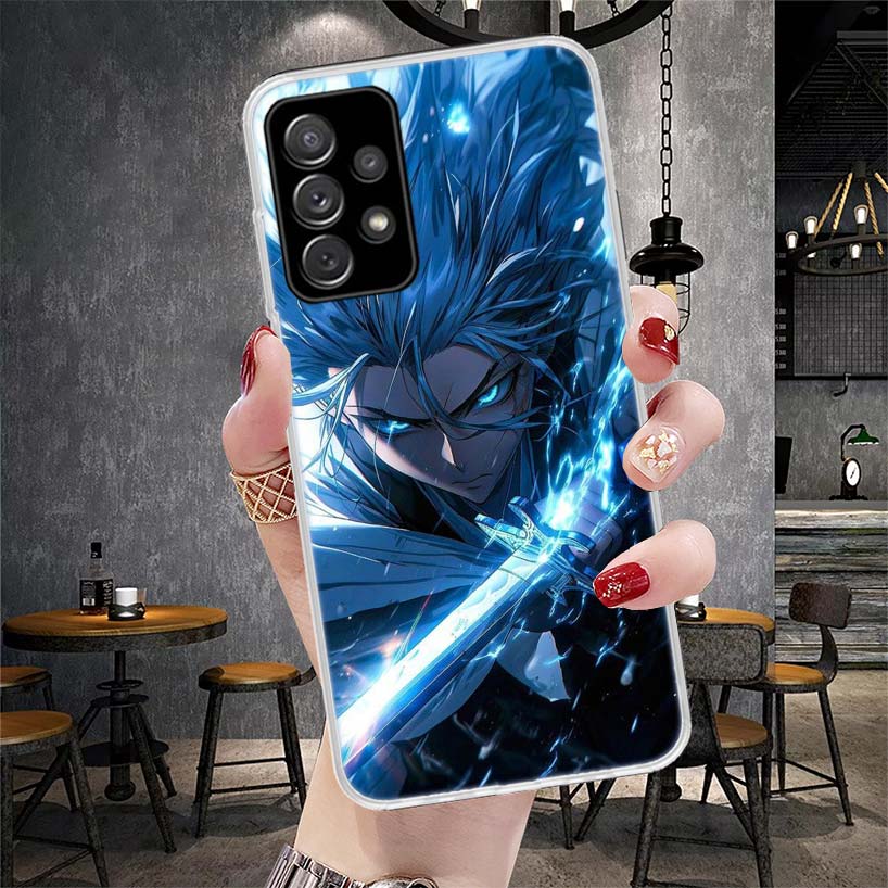 Hitsugaya Toushirou Bleach Soft Phone Case For Samsung Galaxy A13 A14 A15 A16 A17 A53 A54 A55 A56 A57 A33 A34 A35 A36 A37 A23 A2