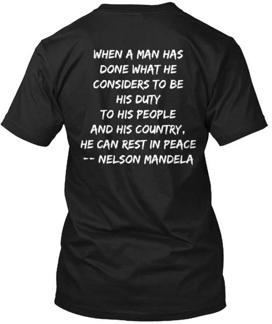 

Limited Nelson Mandela Tribute T shirt Made in the USA Size S to 5XL S