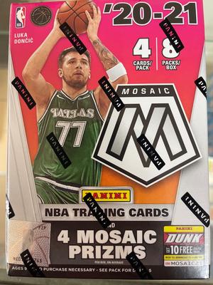NBA Panini Mosaic Basketball-Karten-Blasterbox Panini Mosaic Basketball-Karten-Blasterbox 2020-21