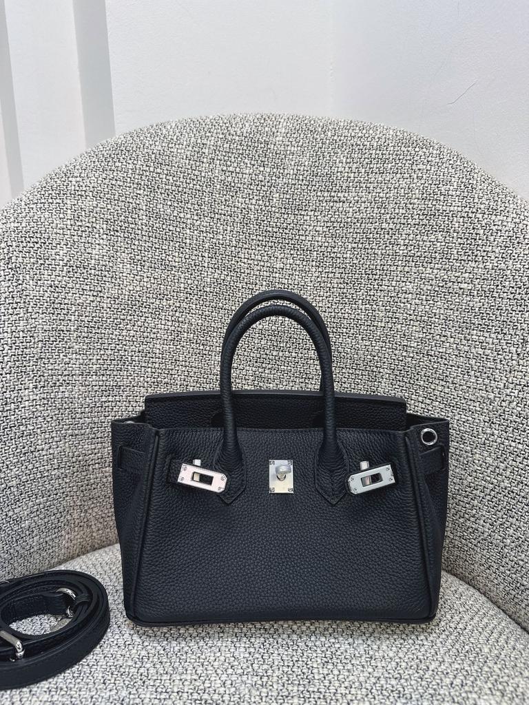 Togo primo strato pelle di mucca borsa platino motivo litchi fibbia argentata borsa a mano serratura di alta gamma borsa a tracolla messenger in pelle da donna