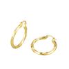 Minimalist Geometric Irregular Twisted Large Hoop Earrings For Women Unique Temperament Ear Cuff Jewelry Accessory