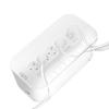 Boîtier de câbles avec multiprise - LogiLink - 5 prises - 4 prises CEE 7/3 - 3 ports USB - Blanc