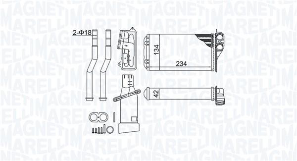 Magneti Marelli Heater 350218466000