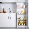 VEVOR Kitchen Pantry Cabinet, 60" Tall Food Pantry Storage Cabinet, 110LBS Freestanding Storage Cabinet Cupboard with 3 Shelves(2 Adjustable)