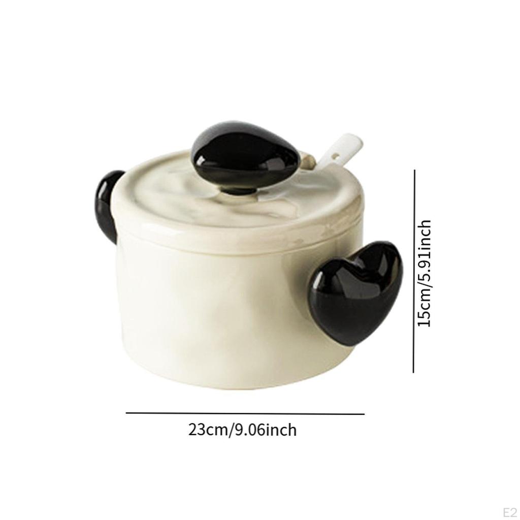 1100ml Bowl with Lid for Ramen And Salad, Ideal Home Dorm Use