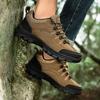 Men Tactical Boots Army Waterproof Climbing Shoes Unisex Anti-Slip Male Motorcycle Work Hiking Shoe Outdoor Breathable Plus Size