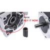 RV030 shaft sleeve adaptor for worm gearbox speed reducer shaft coupling 6.35mm 8mm input shaft of nema 23 motor