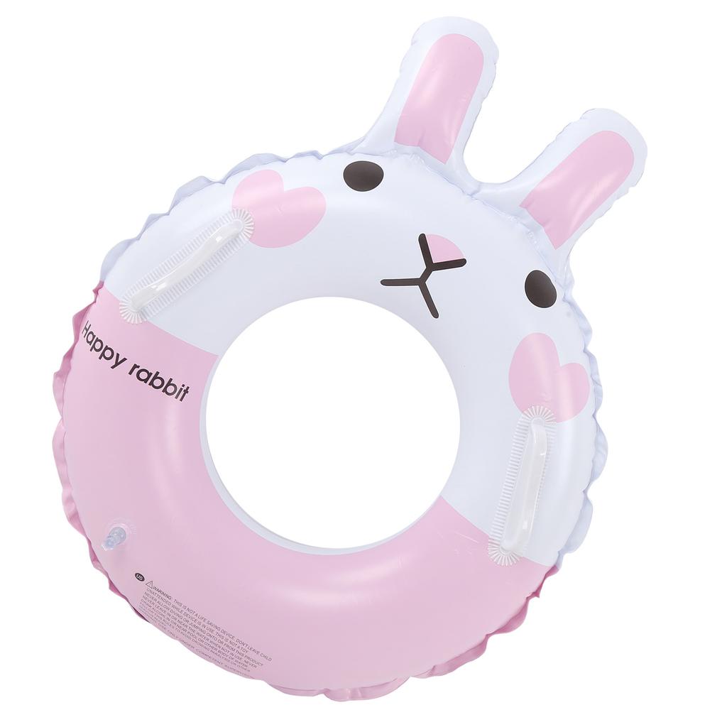 Kinder Aufblasbarer Schwimmreifen Ring PVC Pool Schwimmhilfe Schwimmringe mit Griff für Kinder