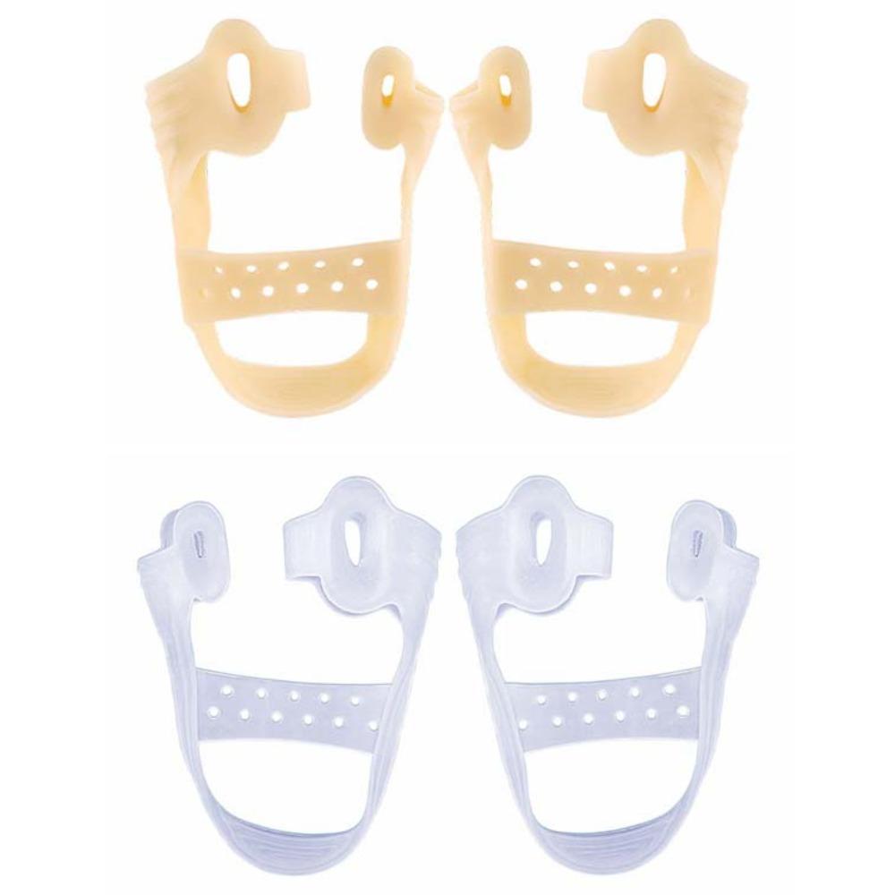 

Elastic Band Pull Toe Valgus Corrector Reduce Pressure Toe Splint Separator Men Women жёлтый/прозрачный