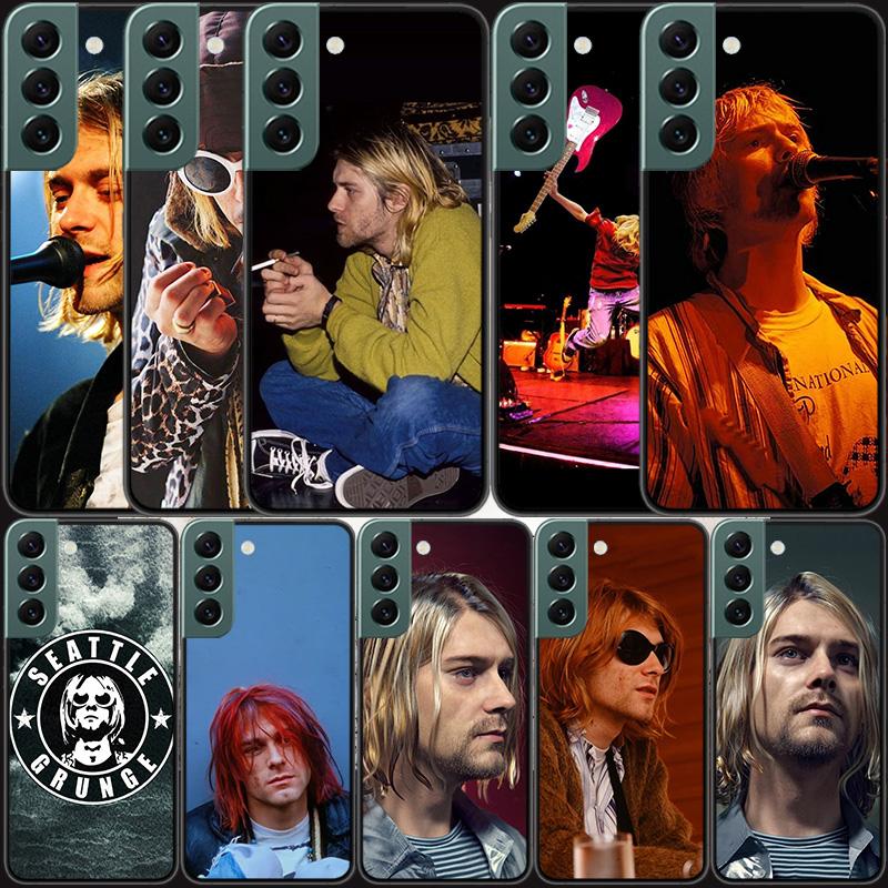 Retro Singer Kurt Cobain Phone Case For Samsung A15 A25 A35 A55 Galaxy A12 A22 A32 A52 A72 A54 A34 A24 A14 A53 A33 A23 A13 A73 A