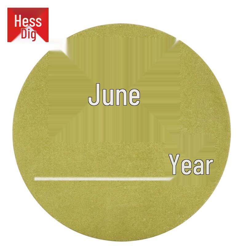 Hesdiger JG-1252 Monthly Calendar Label Stickers 2.5cm