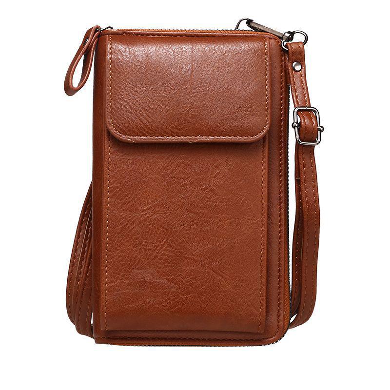 Summer 2024 Women's Multi-functional Crossbody Phone Bag with Zipper & Snap Button
