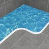 Advanced Shower Water Retention Strip Providing an Effective Water Containment