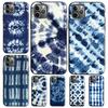 Shibori Indigo Tie Dye Funda Handyhülle für Samsung Galaxy S26 Ultra S24 S22 S23 S25 Plus S20 S21 FE S9 S10 S25 FE