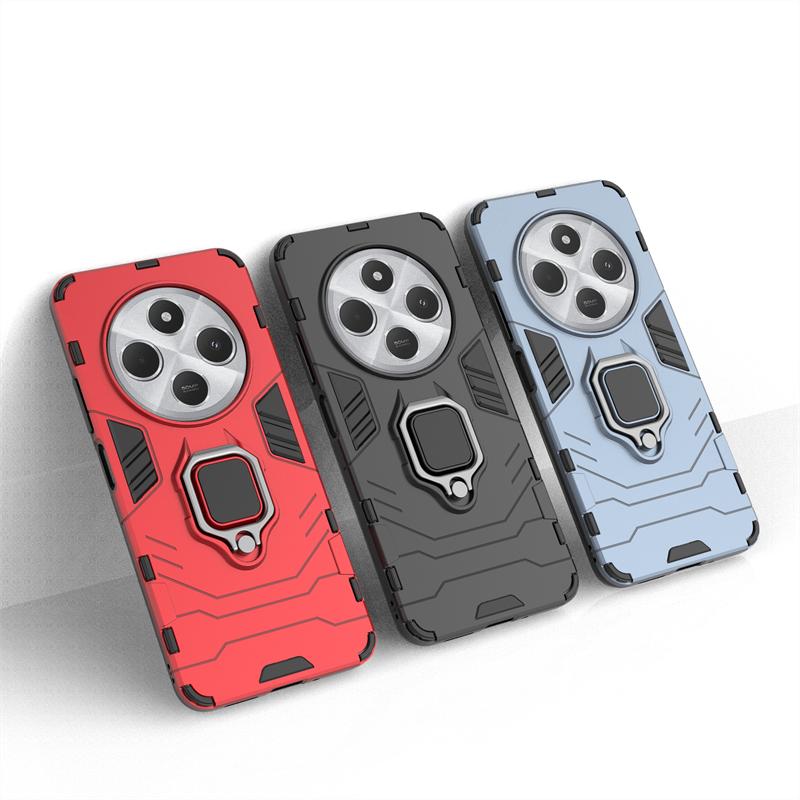 Magnetický kryt pro Xiaomi Redmi 14C 13C 12 10C 10A 10 4G Držák s kroužkem Nárazuvzdorný kryt pro Xiaomi Redmi 9C 9A 9 Příslušenství pro telefon