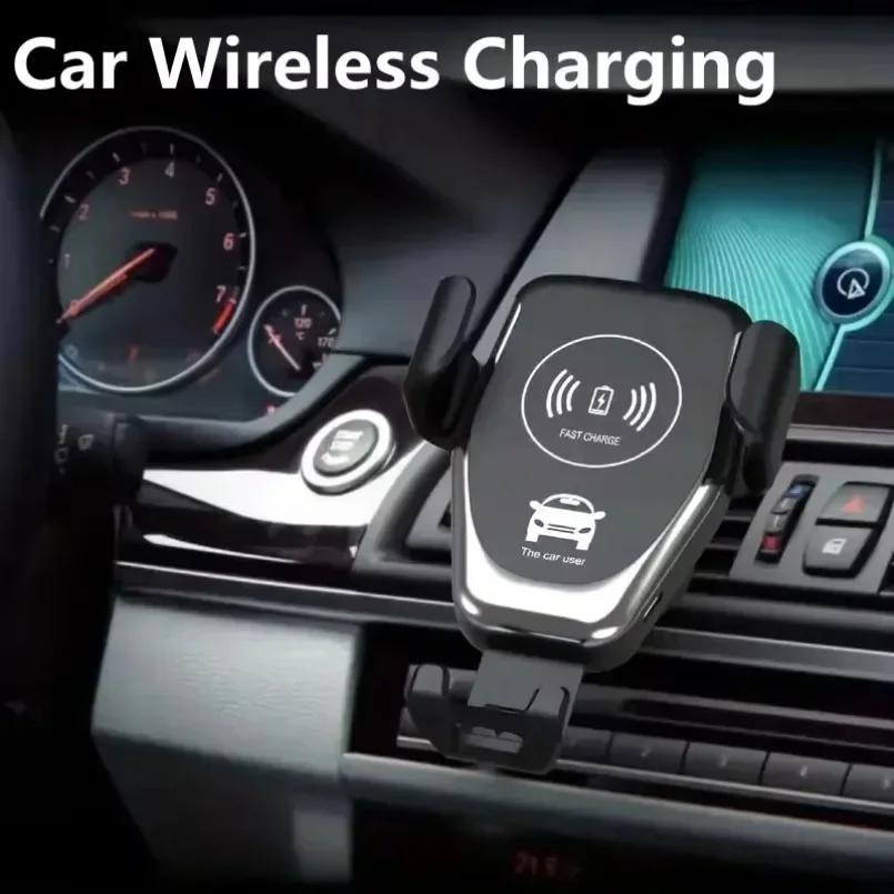 Gravity Induction Fast Charging Stand Car Air Outlet Wireless Charger for iPhone Samsung and Xiaomi Phoneses