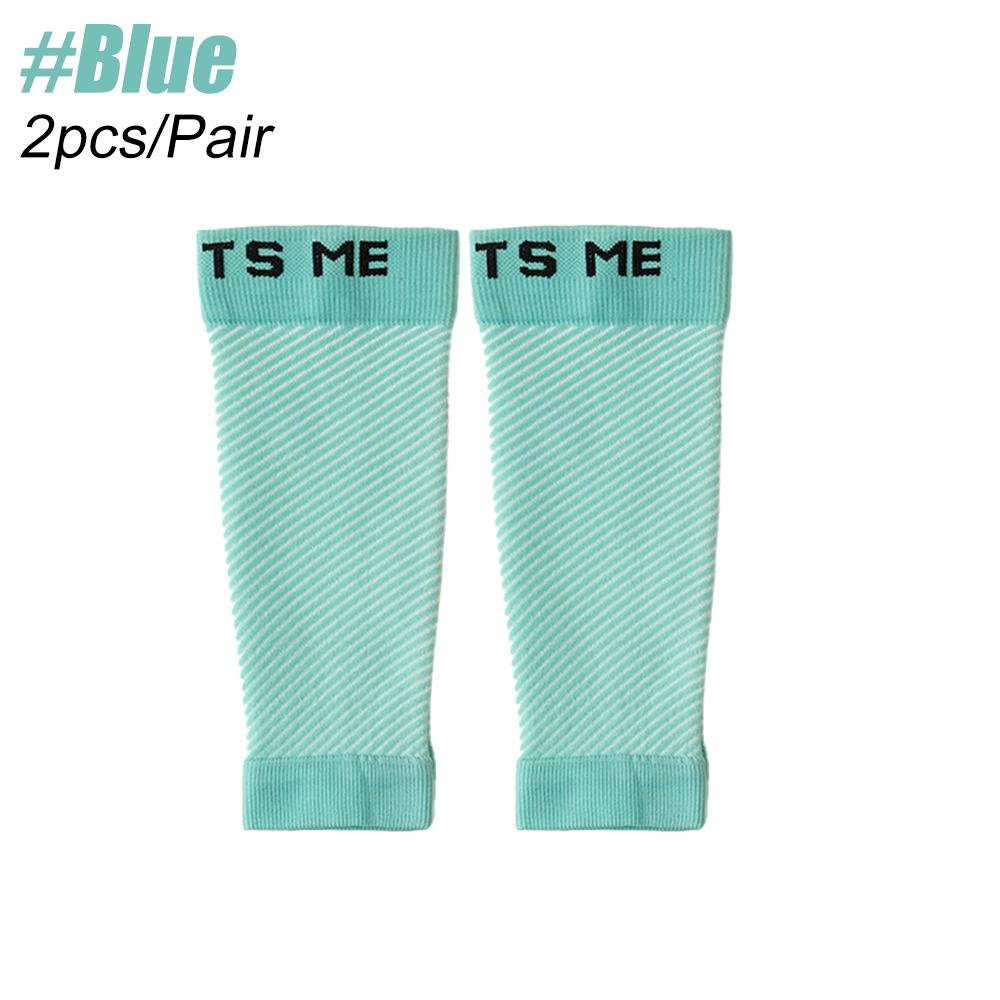 1Pair Calf Compression Sleeve Shin Splint Support Varicose Vein Relief Footless Socks For Nurse Pregnant Women