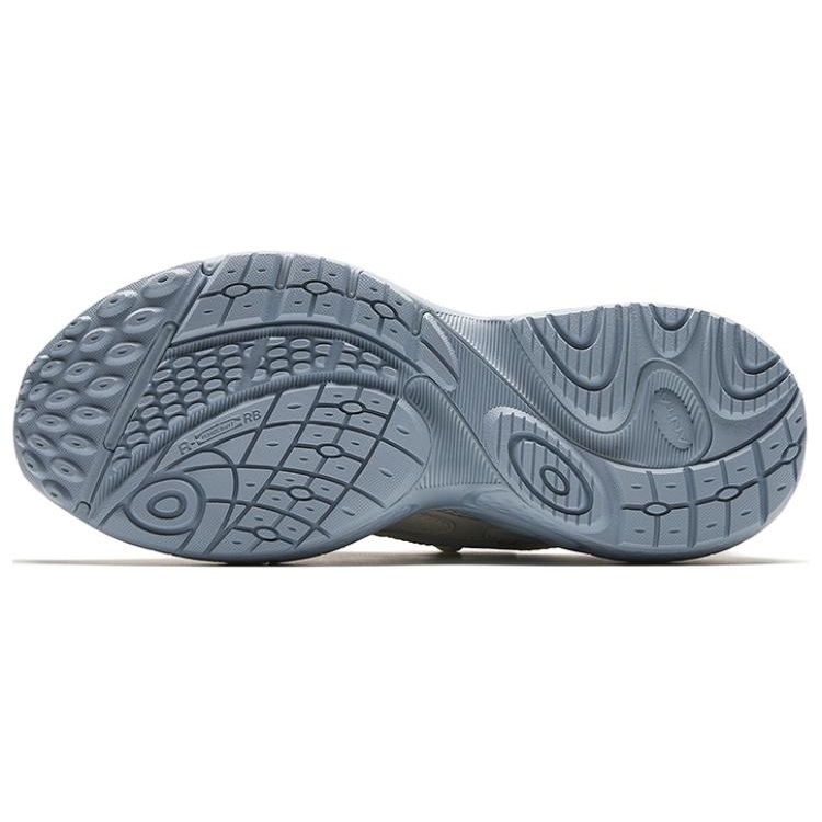 Anta Starry Thick Sole Height Increasing Low Top Casual Shoes Women sneaker White Blue 922428838-2