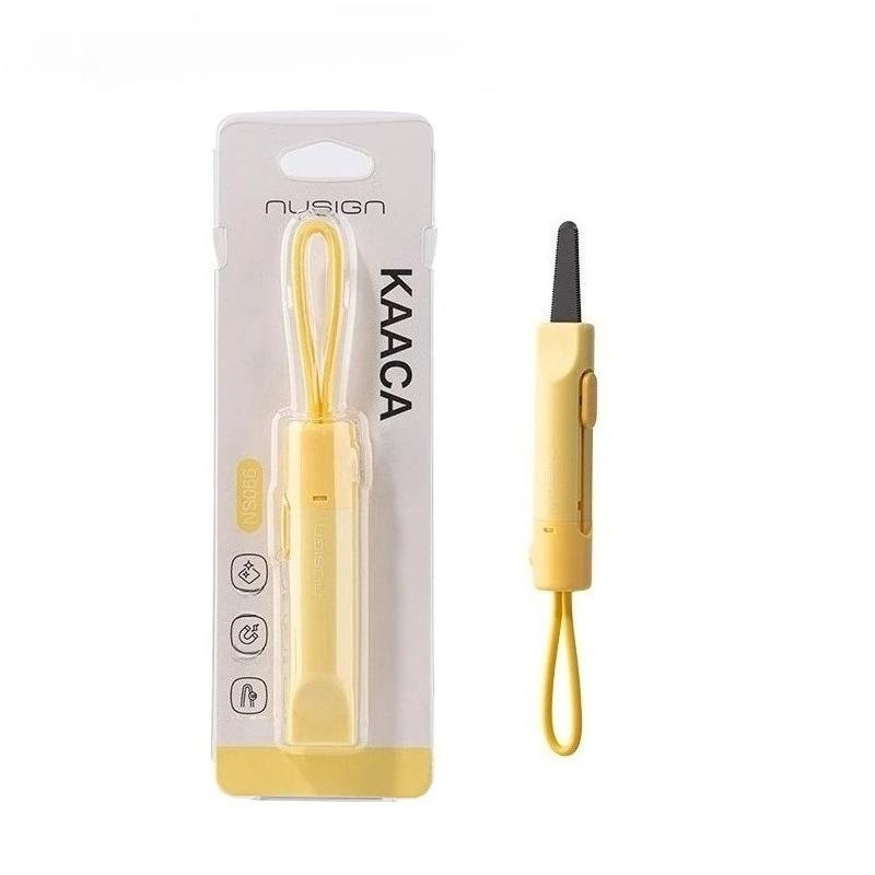 1 ks Magnetický Mini Box Cutter Přenosný Zatahovací Čepel Otvírák na Dopisy Papír Odolný ABS Materiál pro Kancelářské Domácí Použití