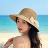 Straw hat women's summer seaside sunshade sunscreen hat big brim new sun hat