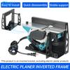 Electric Planer Inverted Bracket - Woodworking Planing Support Flip Carpenter Portable Stand Guide for Household Woodworking