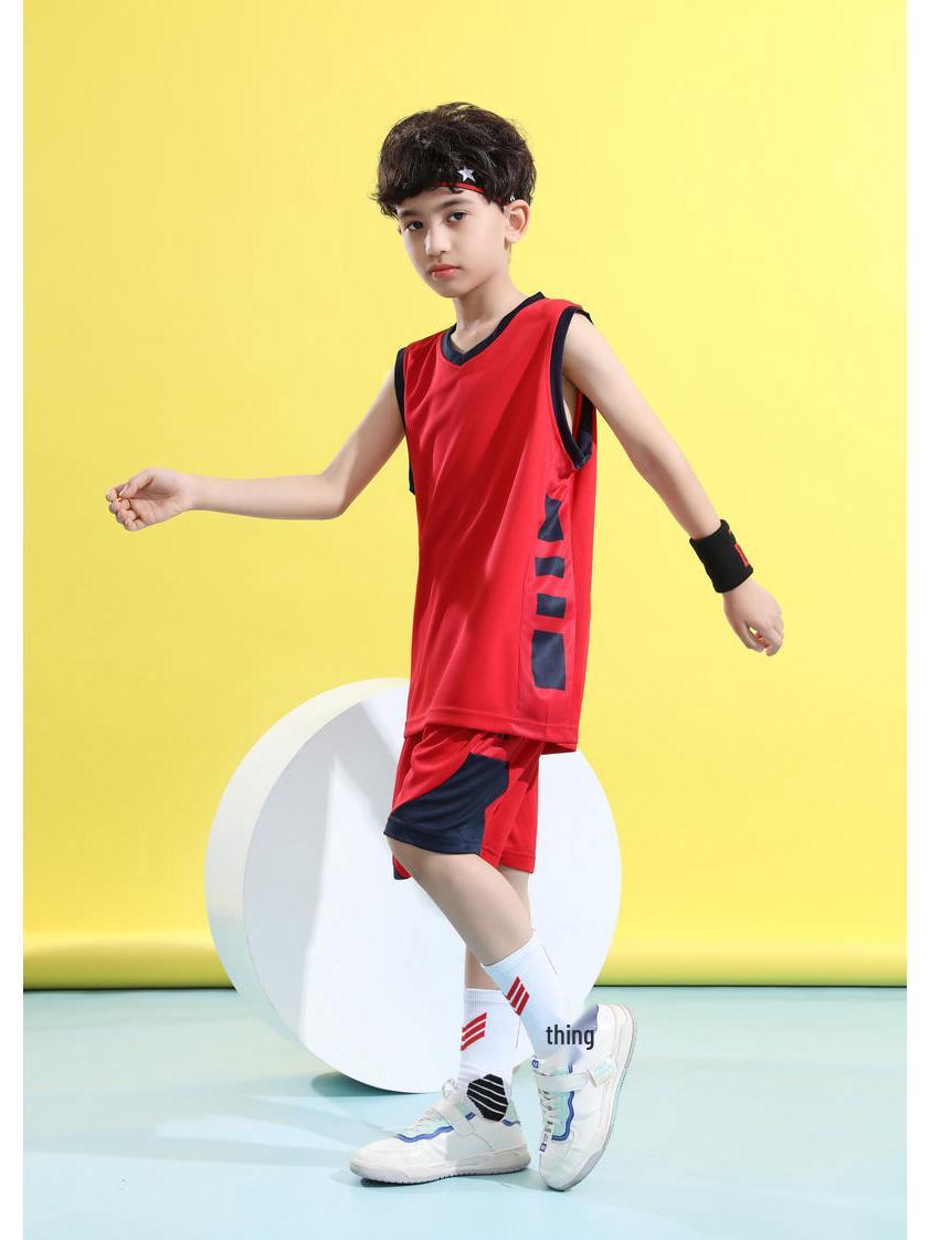 

Спортивная форма с логотипом на заказ, быстросохнущая, для взрослых и молодежи, для баскетбола 2XS красный