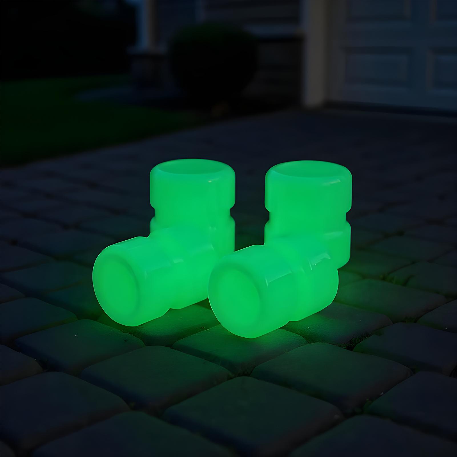 

Tire Caps 4-Piece UV Protection Cover Gadget Tire Stem Valve Caps For Automotive Vehicle Night Outdoor Garage Sport Wheel China Mainland