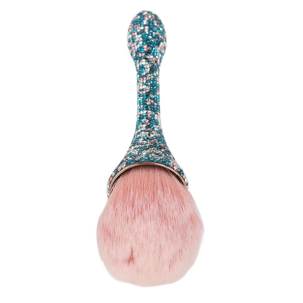 Soft Nylon Hair Nail Dust Cleansing Brush Loose Powder Brush  Daily Makeup Application