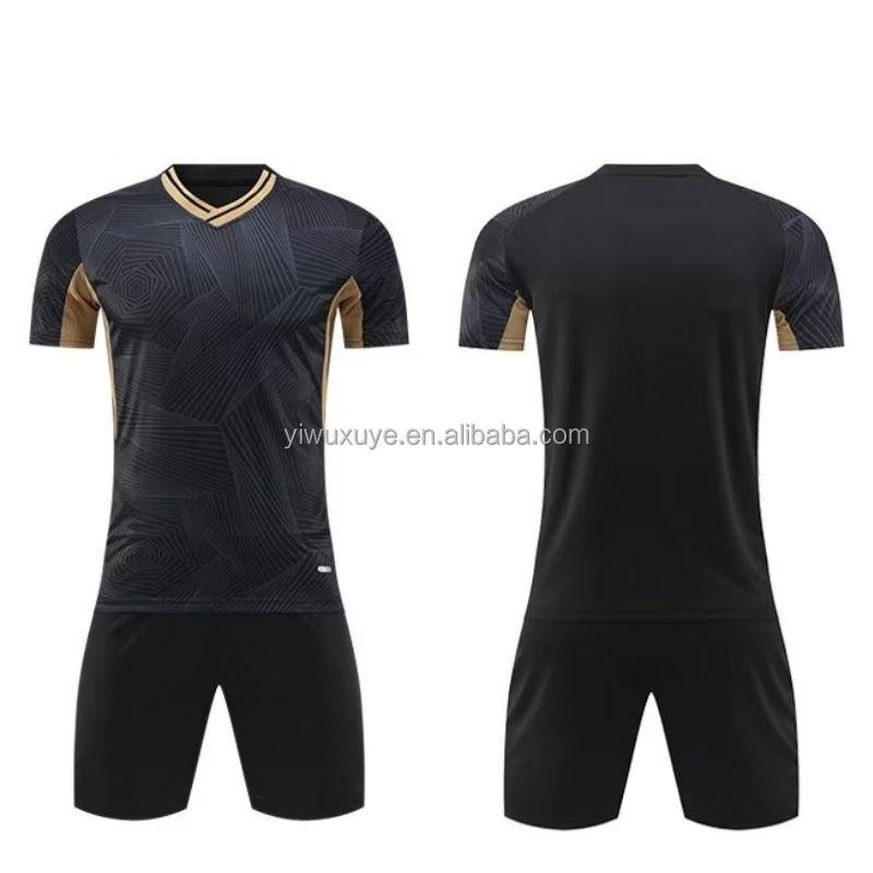 Cheap Custom Design College 15 Football Jersey Blank Soccer Shirt Adult Football Uniform Set Breathable 100% Polyester