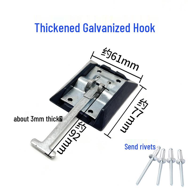 Robuster Edelstahl-LKW-Türhaken für Transporter und Container