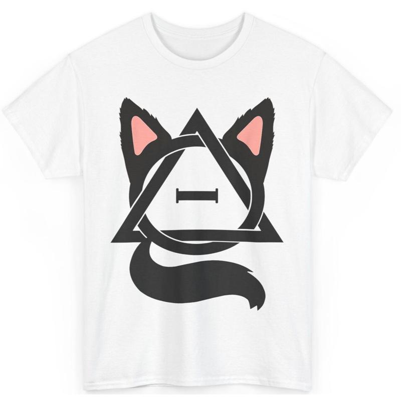 

Mystic Cat Symbol T Shirt White S to 5XL 5XL різнокольоровий