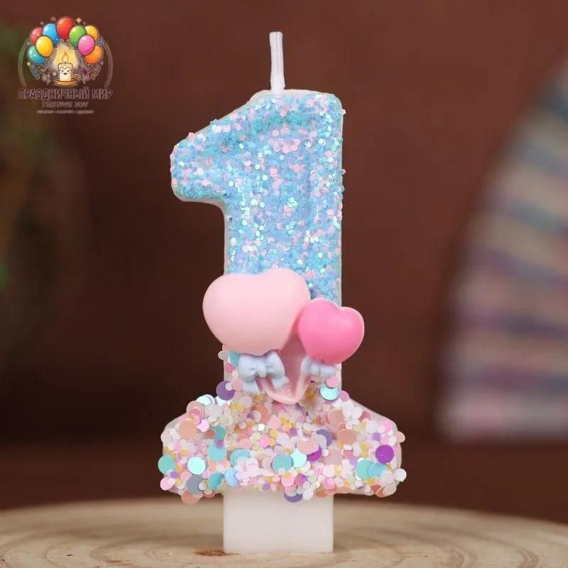 Numeric Birthday Candles 0-9 Set for Kids Baking Party Decorations