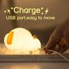 USB Rechargeable Papa Puppy Night Lamp Silicone Animal Lamp Puppy Night Light  Bedroom Decor