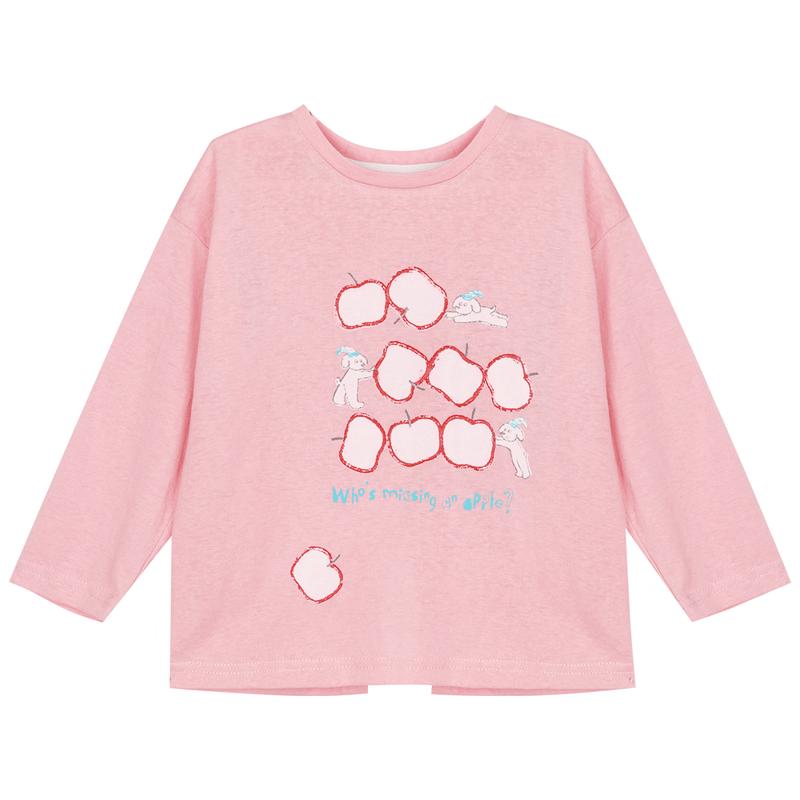 LUSON Okids Baby Girls  Striped Long-Sleeve T-Shirt 120