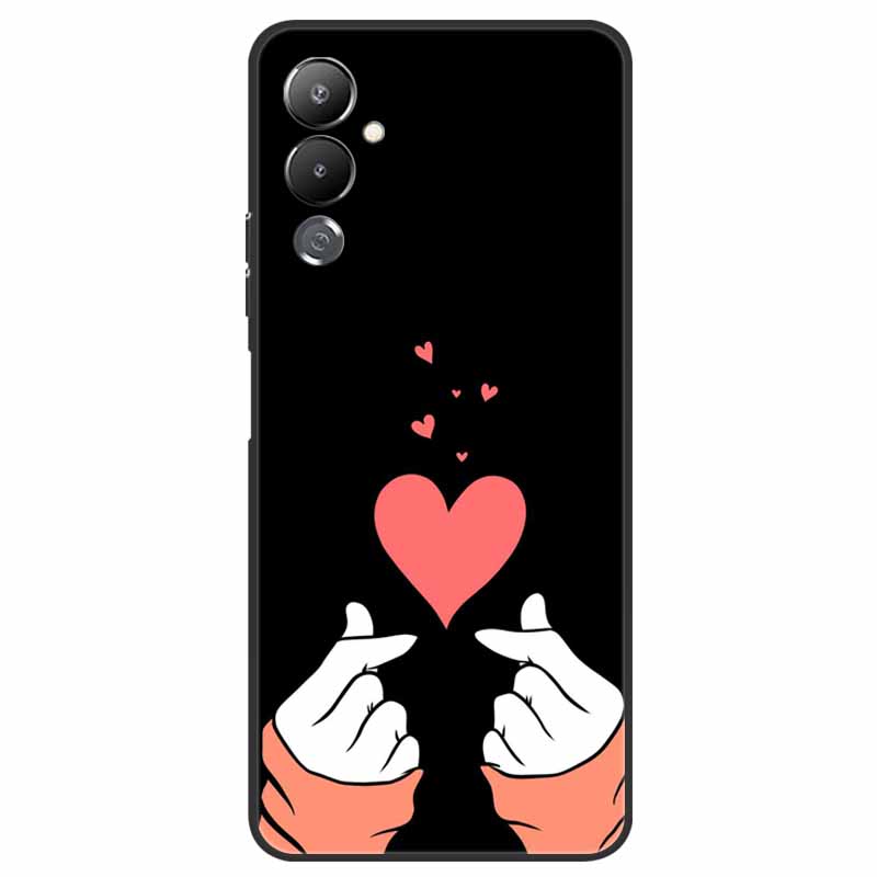 For Tecno Pova 4 Case LG7n Lovely Fashion TPU Silicone Cover for Tecno Pova 4 Phone Cases Pova4 Shockproof Soft Shell Funda Cute