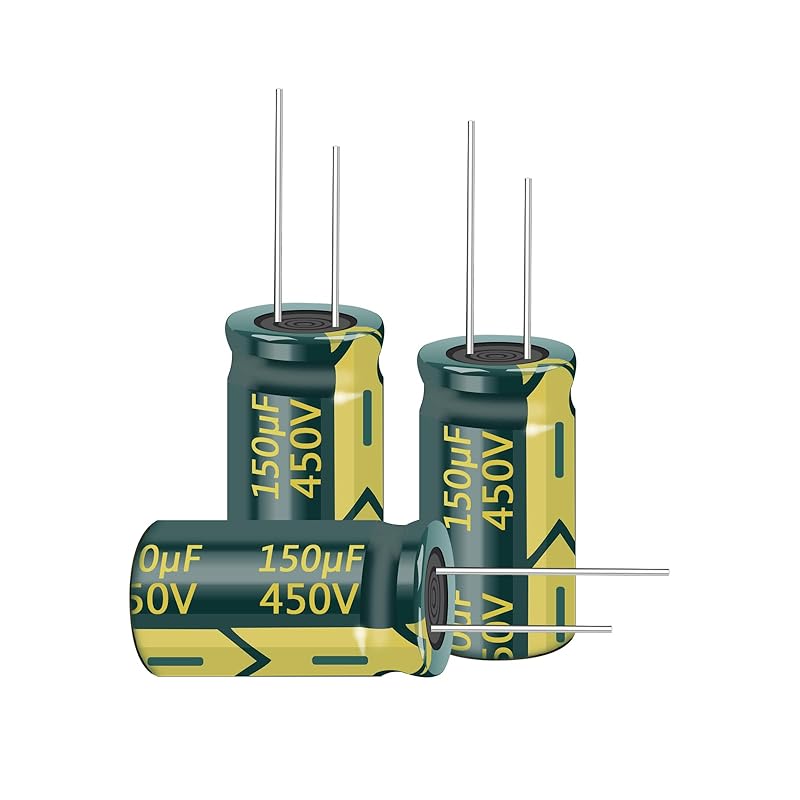 10pcs 450V 10UF Capacitor 10X17MM(0.39x0.67in) High Frequency Aluminum Electrolytic Capacitors for TV, LCD Monitor, Game