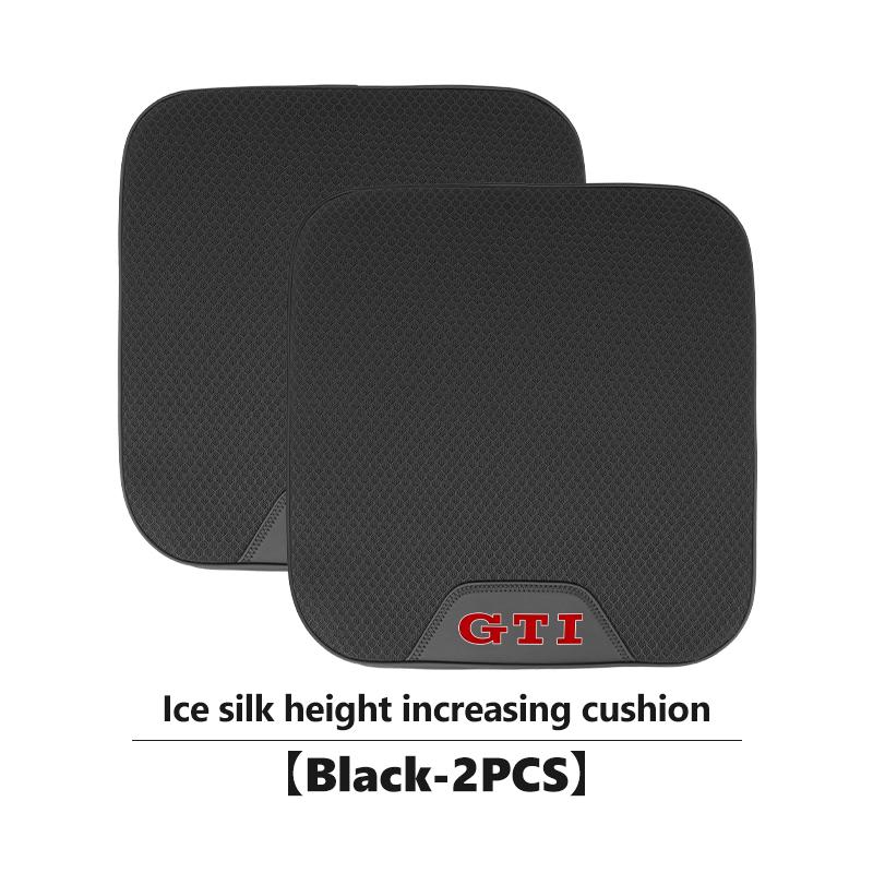 Car Sticker Hub Caps Universal Car Height Boost Seat Pad Ice Silk Breathable Memory Foam For Volkswagen VW Polo Jetta Sagitar Ma